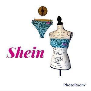 ❤️Shein Zebra Print Bandau Bikini